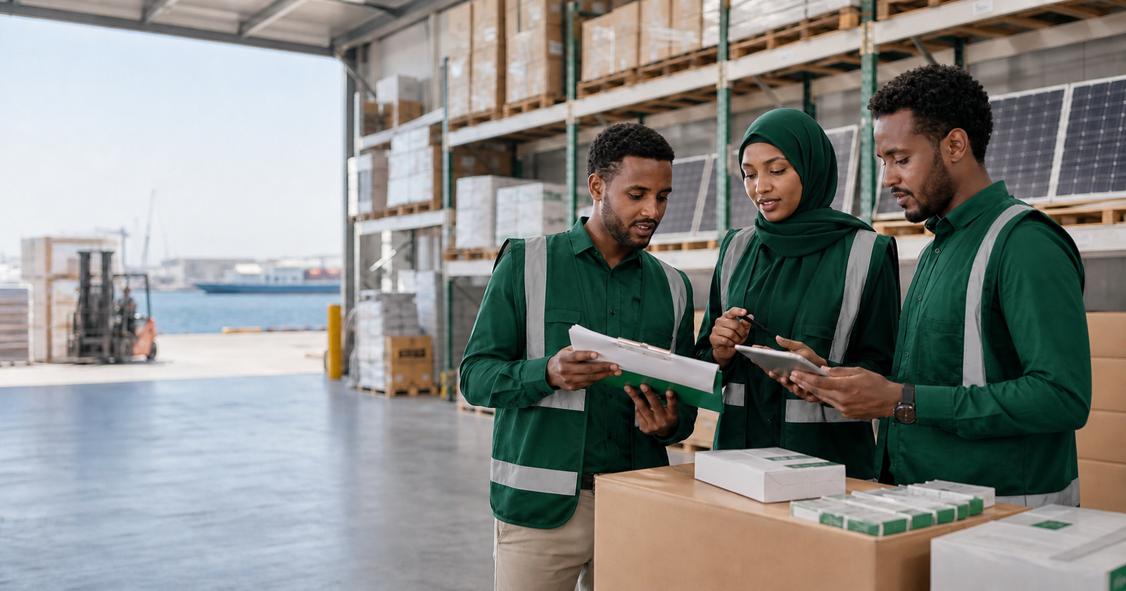 Organized warehouse and procurement professionals